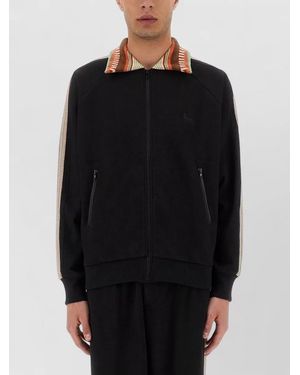 Sasquatchfabrix. Mex Track Jacket Ribbed Collar Stripes - Black