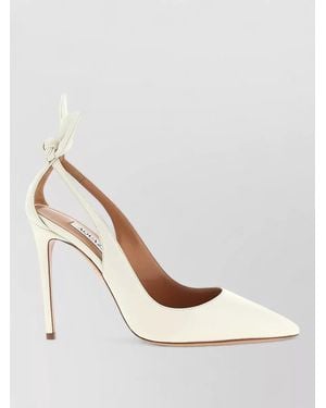 Aquazzura Leather Bow-Tie Pumps - Multicolor