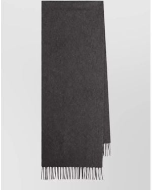 Saint Laurent Cashmere Scarf - Gray