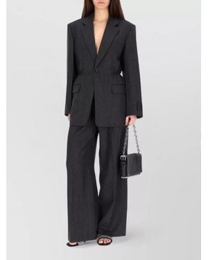 Alexander Wang Wool Tailored Trousers - Black