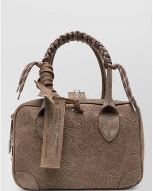 Golden Goose Leather Shoulder Bag - Brown