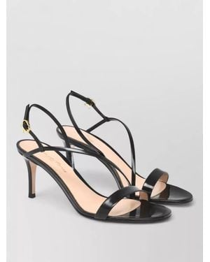 Gianvito Rossi Sandals Open Toe Strappy Slingback Strap - Metallic