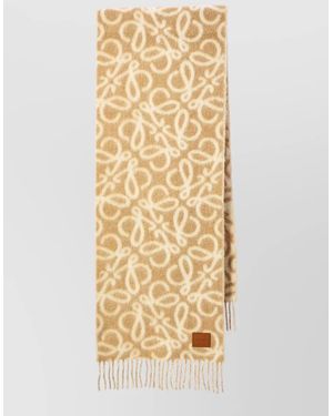 Loewe Alpaca Wool Scarf - Metallic