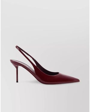Paris Texas Leather Lidia Slingback Court Shoes - Pink
