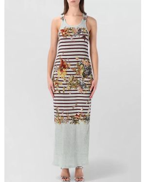 Jean Paul Gaultier Cotton Ribbed Slim-Fit Tank Maxi Dress - White