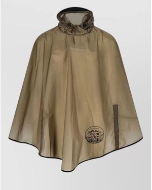 and wander Nylon Raincoat - Natural