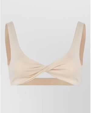 Live The Process Cropped Sleeveless Top - Natural