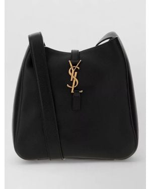 Saint Laurent Le 5 À 7 Calf Leather Cross-Body Bag - Black