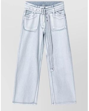 Acne Studios Denim Wide-Leg Pants - Blue