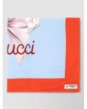 Fiorucci Hair Scarf Headband Large Bow Detail - White