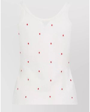 Bottega Veneta Tank Top - Natural