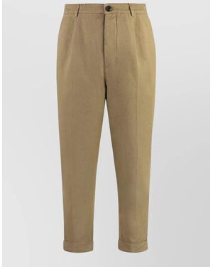 Dondup Adam Chino Shirt Relaxed Fit - Natural