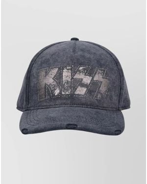 DSquared² Relaxed Style Hat Curved Brim - Blue