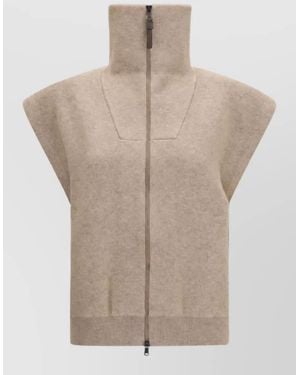 Brunello Cucinelli Cashmere Cardigan - Natural