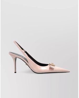 Versace Sling Back T.85 Calf Leather - Pink