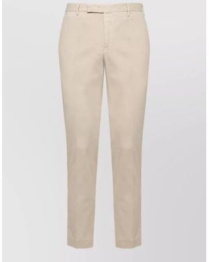 PT Torino Cashmere Straight-Leg Chinos - Natural