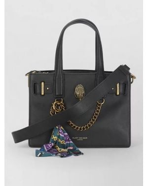 Kurt Geiger Leather Shoulder Bag - Black