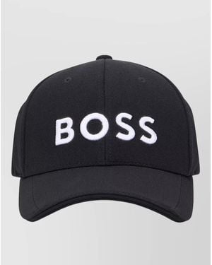 BOSS Casual Visor Cap Soft Fabric Design - Blue