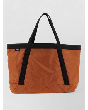 Gramicci Trail Beach Tote Bag Contrast Straps Handles - Brown