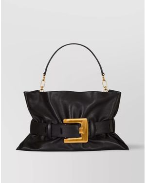 Balmain Buckle Chain Shoulder Bag - Multicolor