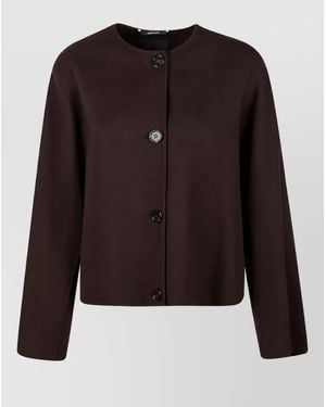 Max Mara Single Breasted Coat - Black