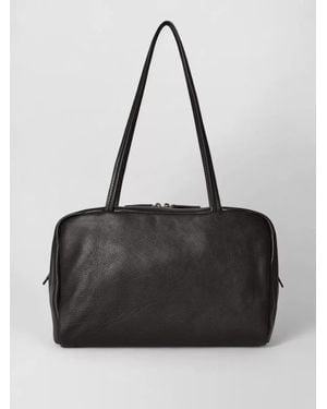 The Row Calfskin Astra Tote Bag - Black