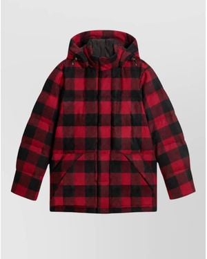 Woolrich Down Puffer Parka - Red