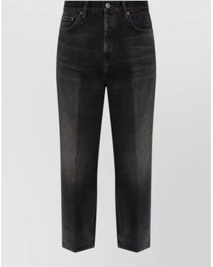 Haikure Betty High Rise Straight Leg Denim - Black