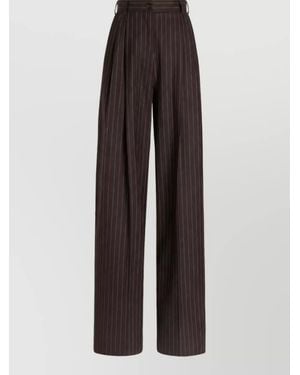 Dolce & Gabbana Straight-Leg Suit Trousers - Brown