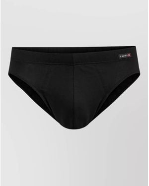 CALIDA Brief Underwear Elastic Waistband Seamless Design - Black