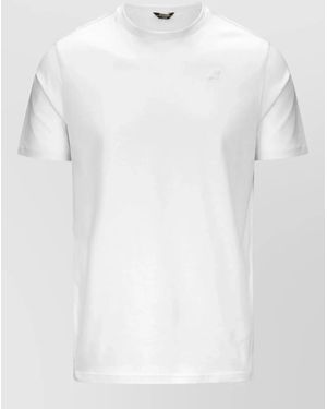 K-Way Odem Jersey Regular Fit Crew Neck Shirt - White
