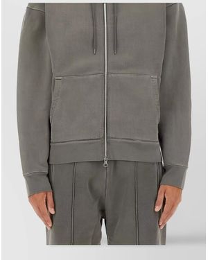 Our Legacy Hooded Sweater Front Pockets - Gray