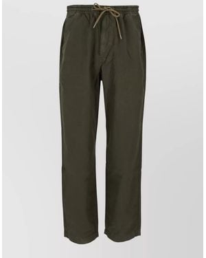 Paul Smith Drawstring Straight-Leg Trousers - Green