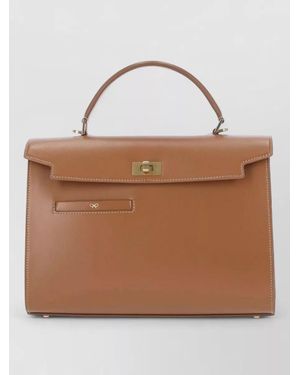 Anya Hindmarch Chubby Leather Shoulder Bag - Brown
