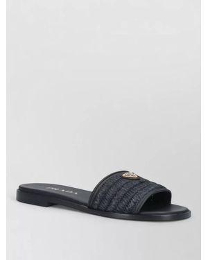 Prada Heel Sandals Open Toe Flat Sole - Multicolor