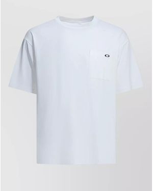 Oakley O-Tech Crew Neck T-Shirt Chest Pocket - White