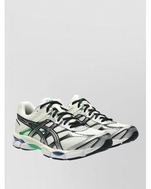Asics Mesh Silk Nylon Low Top Sneakers - Metallic