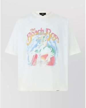 Represent Graphic Cotton T Shirt Relaxed Fit - White