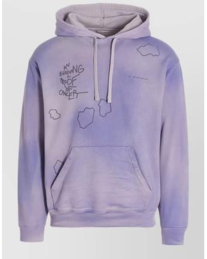 Objects IV Life Patina Hoodie Drawstring Hood Graphic Print - Purple
