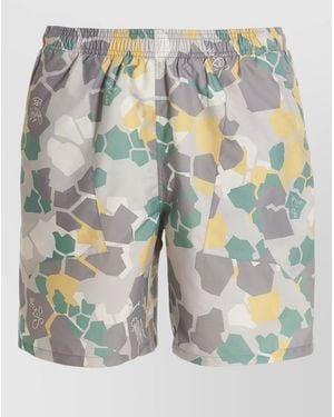 Objects IV Life Printed Swim Shorts - Gray