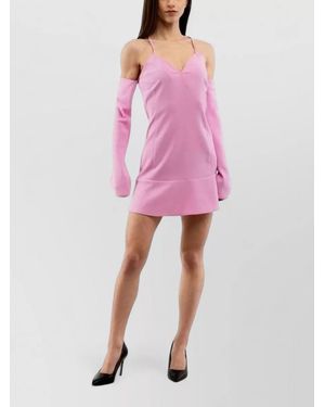 Moschino Printed Mini Dress - Pink