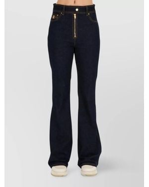 Amiri Zip-Up Flared Jeans - Blue