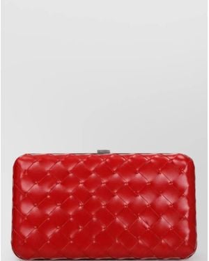 Bottega Veneta Leather Belt Bag - Red
