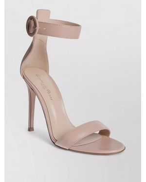 Gianvito Rossi Portofino 105 Ankle Strap Open Toe Sandals - Pink