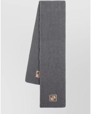 Patou Wool Scarf - Gray