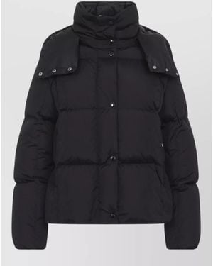 Moncler Down Hooded Puffer Jacket - Black