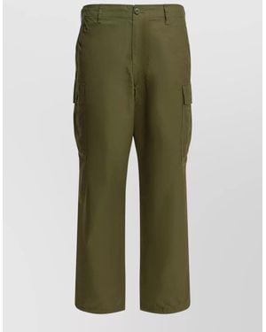 Beams Plus Mil Wide Leg Cargo Shorts - Green