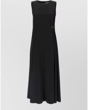 Herno Fluid Maxi Dress - Black