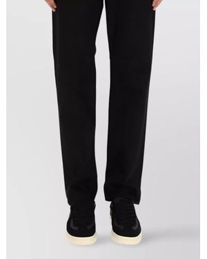 Stone Island Denim Regular-Fit Trousers - Black