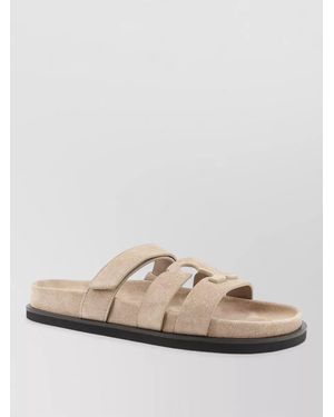 Tory Burch Ines Leather Sandals Double Strap - Multicolour